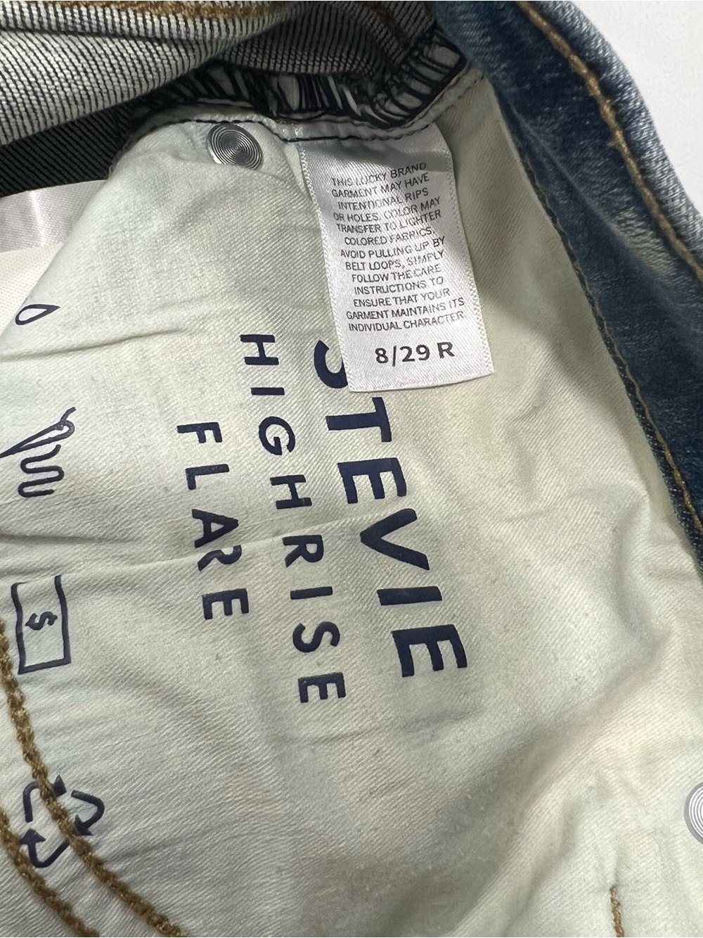 Women’s LUCKY BRAND -STEVIE High Rise Flare Jeans Size 8/29 R. ❤️*Price is firm* - Picture 9 of 16